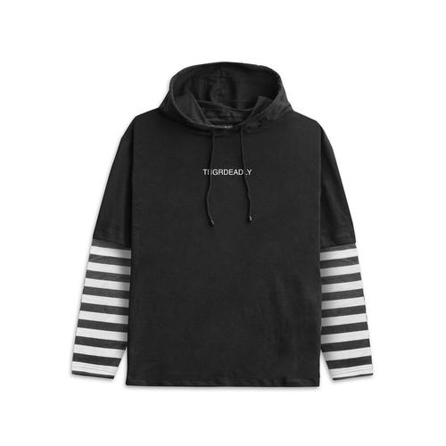 Jual TNGR T-Shirt Hoodie Double Layer 
