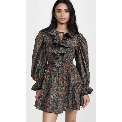 Jual 64213 - Blue Ruffle Neck (XS,S,M,L 
