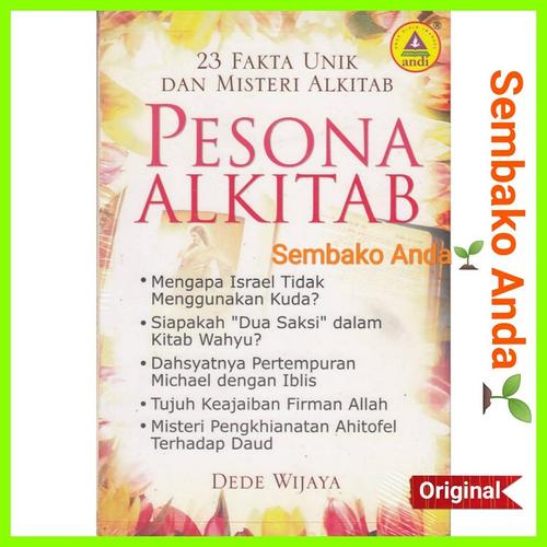 Gambar PESONA ALKITAB: 23 Fakta Unik dan Misteri ALKITAB dari SEMBAKO ANDA Jakarta Utara Tokopedia