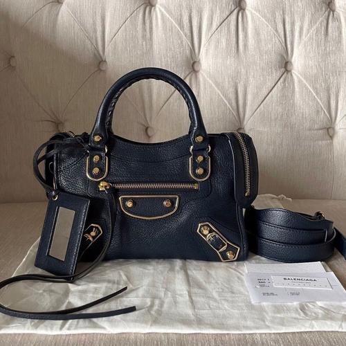 Jual Balenciaga Metalic Edge Mini City Black GHW NWT Kab