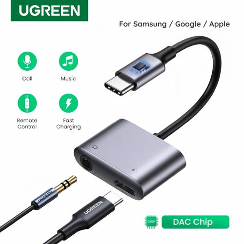 Jual UGREEN 2 in 1 DAC USB type C to 3 