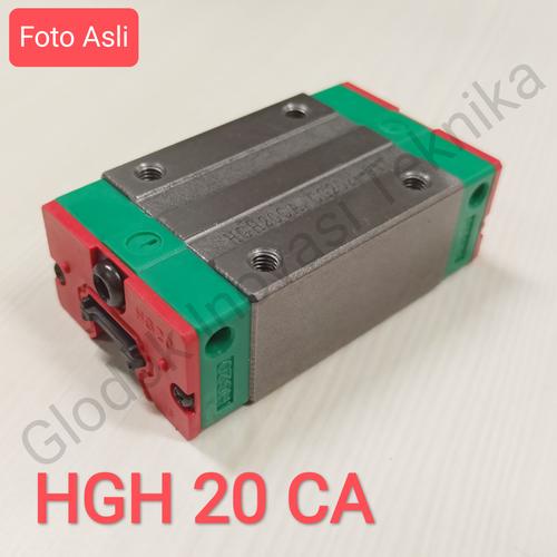 Jual linear guide bearing sliding hgh 20 hgh20 hg20 20mm hgh20ca block