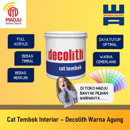 Jual Cat Tembok Interior Decolith 5Kg Mixing PROMO!! Deco Tearose