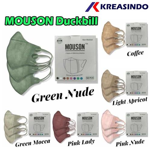 Gambar Masker Duckbill Alkindo Dewasa Protevtive Face mask box isi 50 pcs - 4ply CCare hita dari Kreasindo Online Jakarta Pusat Tokopedia