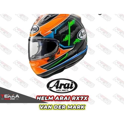 Jual Helm Fullface ARAI RX-7X Van Der Mark Helmet Motor ARAI