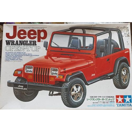 Jual Model Kit 1/24 Tamiya Jeep Wrangler Open Top Kota Bandung