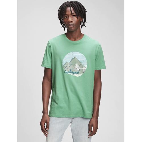 Jual Kaos GAP Logo Mountain Graphic Tee 
