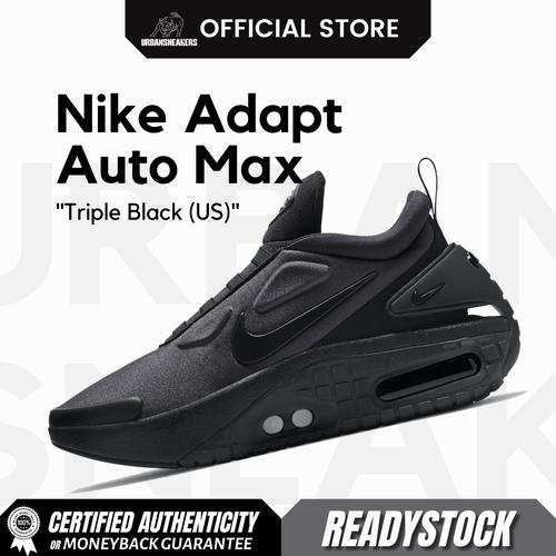 nike auto adapt max triple black