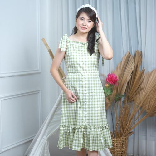 Jual Joelene Dress in Sage Green (Adult 