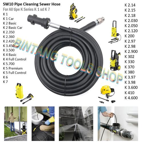 Jual Replacement Karcher Pipe Cleaning Kit PC10 Sewer Hose for K1 K2 K3