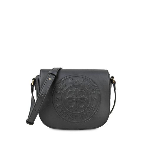 Promo Tas Selempang Les Catino Esprit Flap Crossbody - Black - Kota