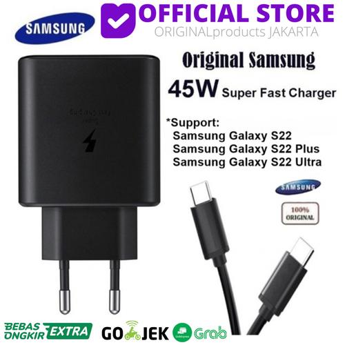 Gambar ORIGINAL CHARGER SAMSUNG 45W SUPER FAST CHARGING NOTE 10 plus 45 watt - ORIGINAL dari ORIGINALproducts JAKARTA Jakarta Pusat Tokopedia