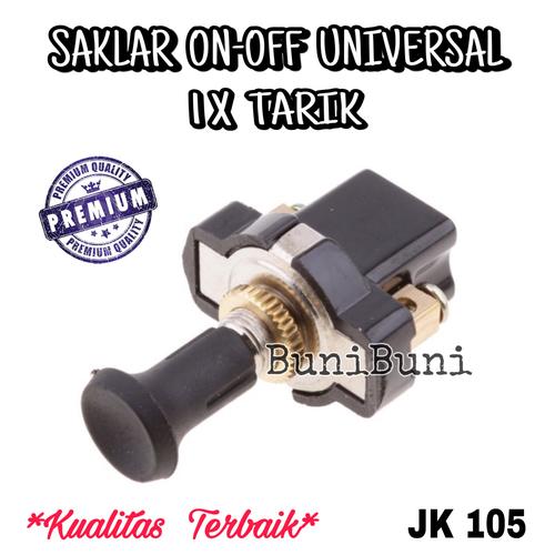 Jual Saklar / Switch On Off Lampu Model Tarik JK105 Mobil Motor ...