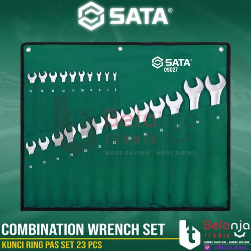 Jual Sata Kunci Ring Pas Set 23 PCS 09027 Combination Wrench Metric 6 ...