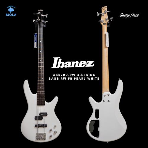 Gambar Ibanez GSR200-PW 4 String Bass W/O Case RW FB Pearl White dari SMOSYU MUSIC Kota Bekasi Tokopedia