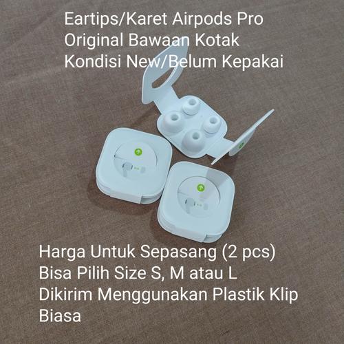 Jual eartips Airpods PRO OriginaL tag Eartip Airpods PRO - L - Kab.  Sidoarjo - bekasberkah9 | Tokopedia