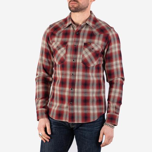 Jual Iron Heart Ultra Heavy Flannel (UHF) Classic Check Red XS