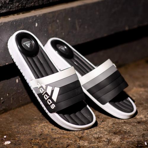 gray adidas sandals