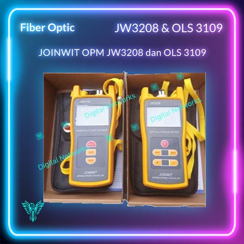 Jual JOINWIT Optical Power Meter OPM JW3208 & OLS3109 Optical Light