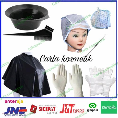 Jual alat cat rambut mangkok cat, sisir cat ,topi highlight KIP cat ...