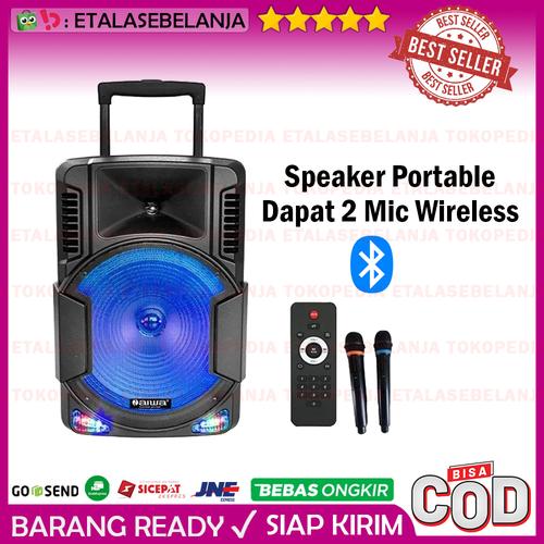 PORTABLE SOUND SYSTEM BLUETOOTH 12 INCH 