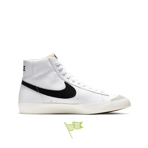nike mid blazer white black