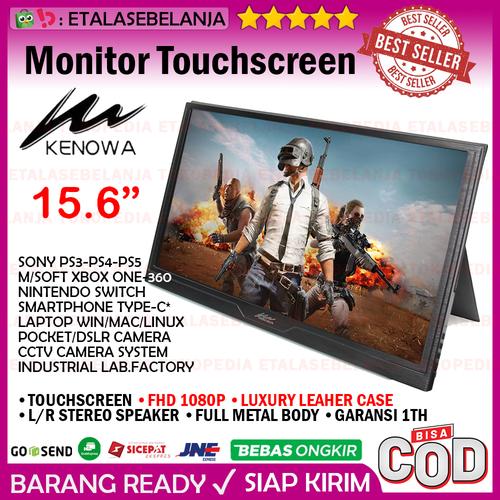 Gambar Portable Monitor 15.6 Inch USB-C - Full HD - IPS PANEL KENOWA K15 TS dari EtalaseBelanja Jakarta Pusat Tokopedia