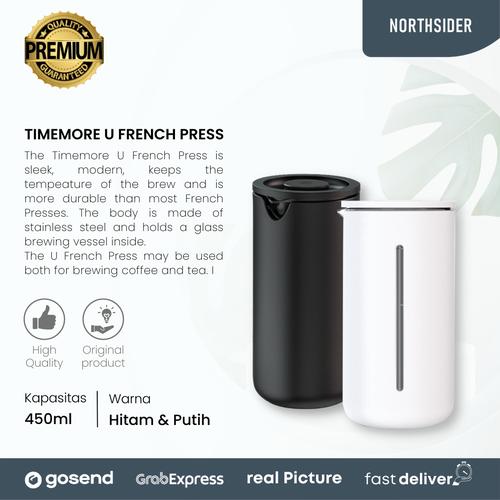 Promo Timemore u french press plunger 450ml alat kopi Hitam Kota