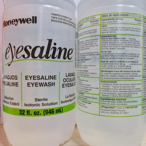 Jual HONEYWELL EYESALINE EYEWASH STERILE ISOTONIC SOLUTION 946 ML 32 FL