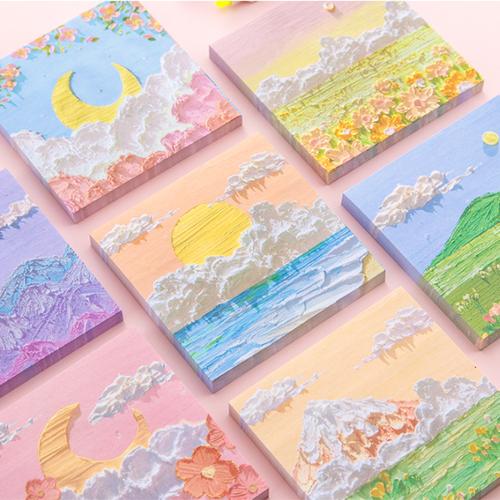 Jual Sticky Note Pemandangan Cantik Ukuran 8cm - SN--gunung biru - Kota ...