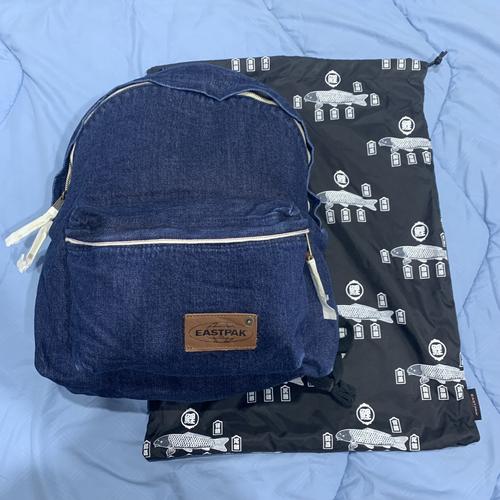 Jual Eastpak Padded Pak R Kuroki Japanese Denim Indigo Wash Backpack