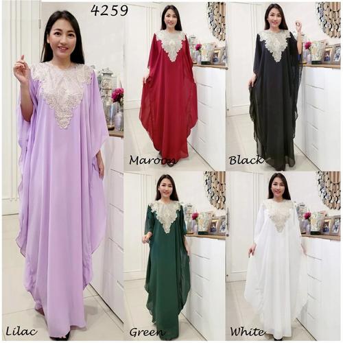 Jual Dress kaftan pesta lebaran raya 