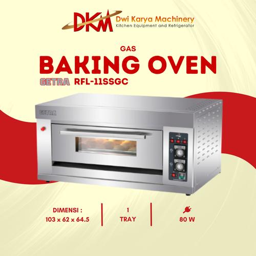 Jual Gas Baking Oven Getra RFL11SSGC/Oven Getra 1 Loyang RFL 11SSGC