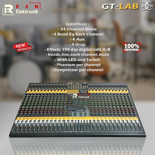 Jual Mixer Audio GT Lab 24 Channel G24 G 24 Original By RDW Jakarta