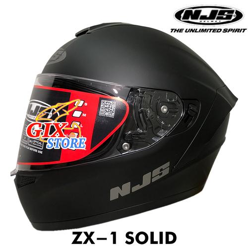 Jual NJS ZX-1 Helm Full Face Solid 