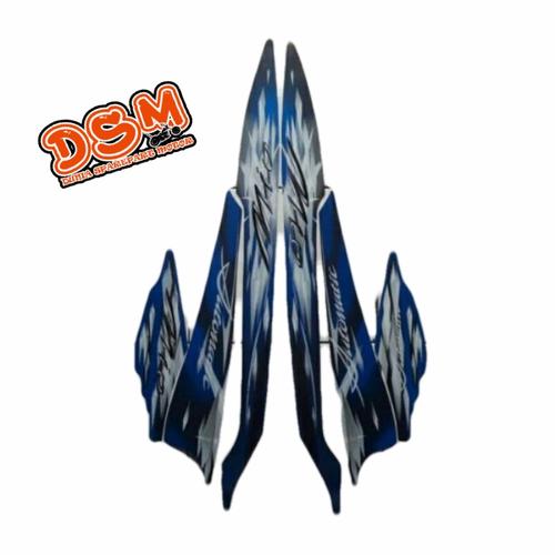Gambar STRIPING MIO SPORTY SMILE 2009 - 2010 BIRU / STIKER MIO SMILE BIRU dari dunia sparepart motors undefined Tokopedia