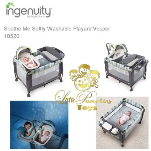 Jual INGENUITY BABY BOX SOOTHE ME SOFTLY PLAYARD VESPER TEMPAT TIDUR