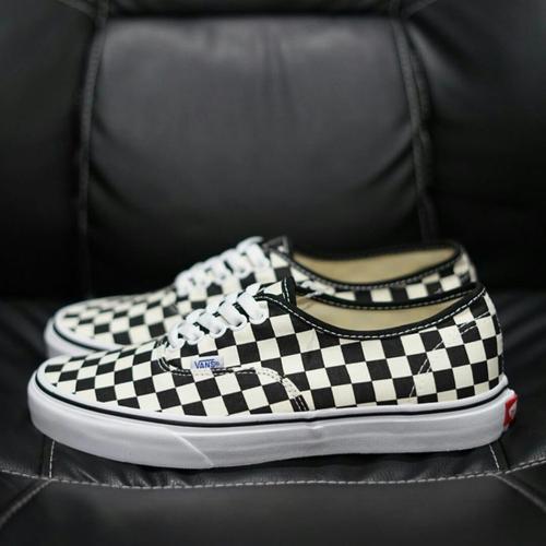 vans authentic golden coast checkerboard shoes