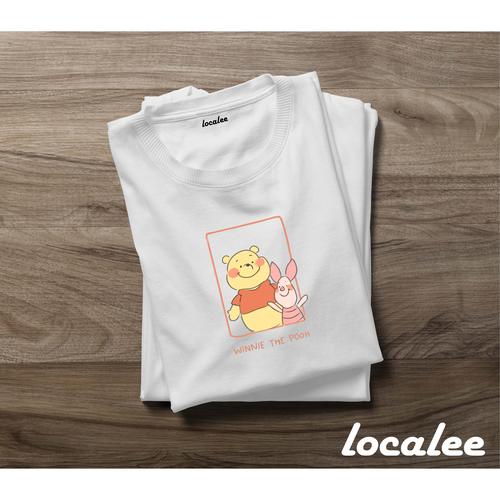 Jual KAOS WINNIE THE POOH PIGLET WHITE 