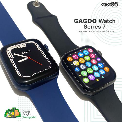Promo Smartwatch Gagoo Series 7 Apple Watch Design, HD Screen \u0026 Telepon -  Hitam - Kota Bekasi - Gagoo Official Store | Tokopedia