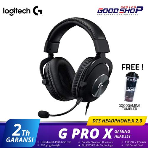 Jual LOGITECH G PRO X - Gaming Headset - Jakarta Pusat - GOODGAMINGM2M |  Tokopedia