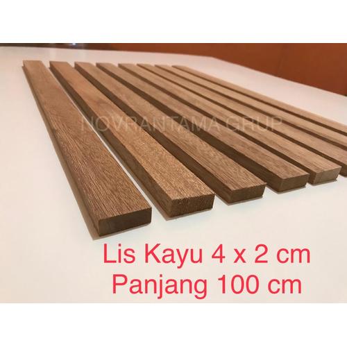 Jual Lis kayu 4x2cm panjang 100cm, 2x4cm - Kota Tangerang Selatan