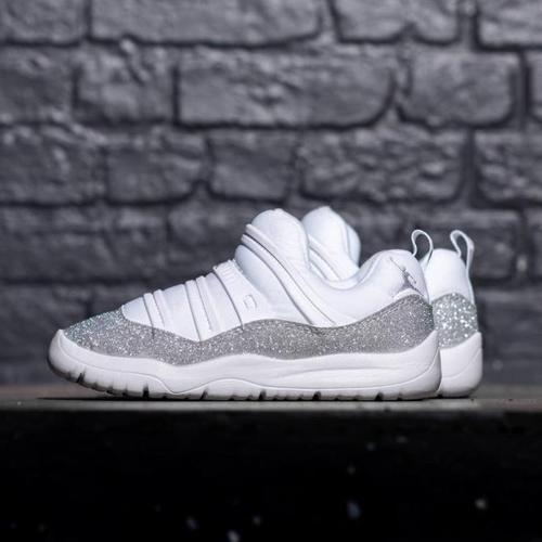 white grey jordan 11