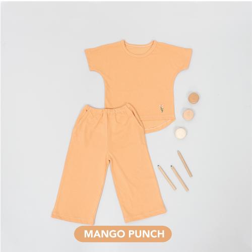 Gambar Mooi Setelan Anak Perempuan Kulot Alice Set Mango Punch - 1 Years dari Mooi Official Jakarta Utara Tokopedia