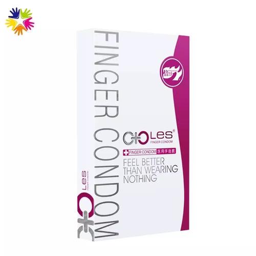 Jual Condom Finger LES condoms, warm finger condoms (1 Box / 8pcs