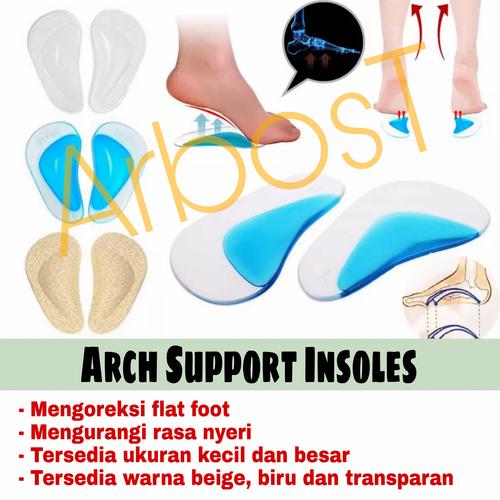 flat foot support insoles