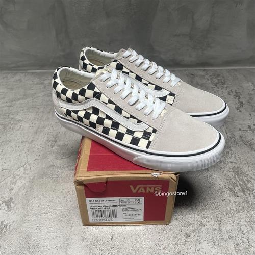 Promo VANS OLDSKOOL PRIMARY CHECKBOARD WHITE ORIGINAL VANS OLD SKOOL di  Bingostore1 Tokopedia