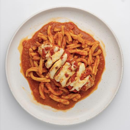 Gambar Oma Elly Kitchen - Strozzapreti Pomodoro with Chicken Parmigiano dari Oma Elly Kitchen Jakarta Utara Tokopedia