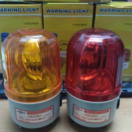 Jual WARNING LIGHT + BUZZER ALARM AC 220V, DC 12V, DC 24V DC 24, Biru