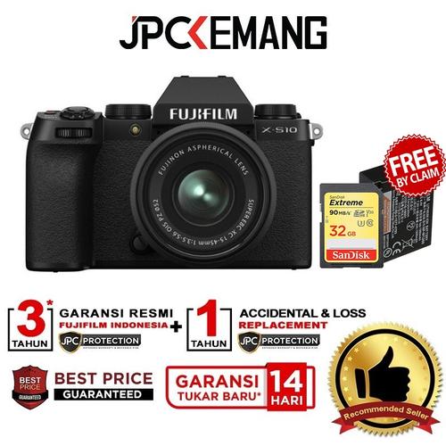 Gambar Fujifilm XS10 Fuji X S10 Kit XC15-45mm f3.5-5.6 OIS PZ GARANSI RESMI dari JPCKemang Jakarta Selatan Tokopedia
